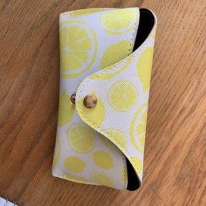 Lemon sun glasses case